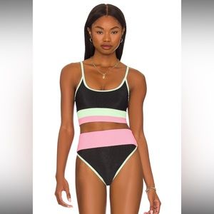 Beach Riot high waisted bikini in Pretty Pastels colorway size XL NWOT